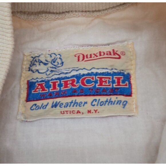 Vintage Duxbak Aircel Cold Weather Quilted Jacket and pants 2 piece set Beige - Picture 6 of 13